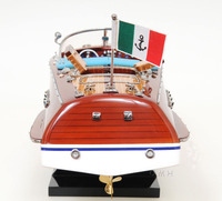 Riva Triton-Barco de velocidad de alta calidad, modelo de madera pintado l60-vietnam, artesanía, decoración del hogar, madera de cedro