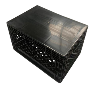 ตะกร้า24QT วางซ้อนกันได้แบบมีด้ามจับภาชนะบรรจุแบบแฉลังนมพร้อมฝาพลาสติก - Product Image 5