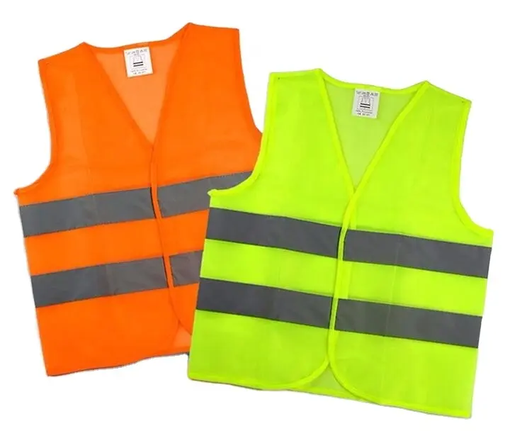 HCSP Hi-viz زي أمني موحد عاكس شريط سترة أمان سترة عاكسة مع شعار