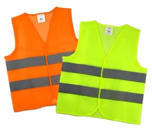 Hcsp Hi-viz ชุดเทปสะท้อนแสง, เสื้อแจ็กเก็ตความปลอดภัยเสื้อกั๊กสะท้อนแสงพร้อมโลโก้