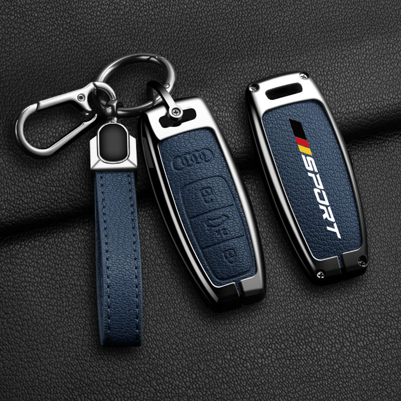 Azul con correa de mano tipo A