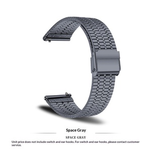 Correa de Reloj Multimarca de 20/22 mm, Correa de Acero Inoxidable de Liberación Rápida para IWatch S10, <span class=keywords><strong>Huawei</strong></span> <span class=keywords><strong>GT</strong></span>, Xiaomi 8/9 Pro, Duradera y Elegante - Product Image 6