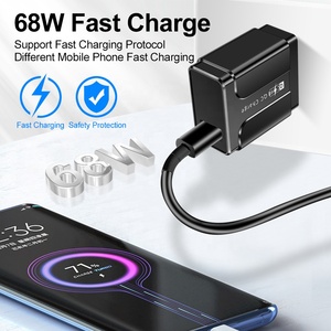 ที่ชาร์จ<span class=keywords><strong>เ</strong></span>ร็ว68W แบบพกพา,อะแดปเตอร์ชาร์จเร็วมากสำหรับ Huawei Xiaomi Sansung iPhone iPad Oppo Vivo - Product Image 2