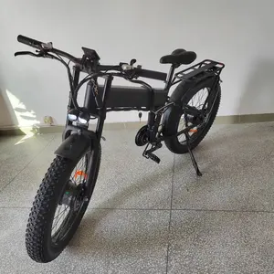 21 Kecepatan Ebike Sepeda Lipat 2000W Dual Motor Sepeda Listrik 48v21Ah Rem Hidrolik Suspensi Penuh Ban Lemak Sepeda Listrik Sepeda Motor Ganda