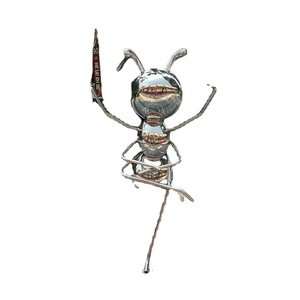 Escultura Abstracta en Relieve de Acero Inoxidable, Grande y Elegante, para Decoración de Paisajes en Exteriores, Ciudades, Campus, Parques y Plazas - Product Image 5