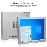 Dispositivo completo de temperatura amplia de 17 pulgadas IP67 IP69K Computadora industrial impermeable PC impermeable