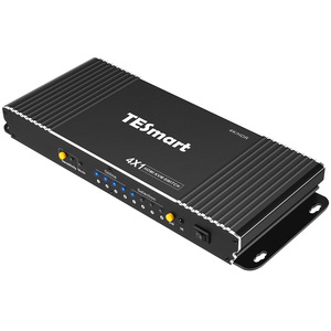 สวิตช์ KVM TESmart 4 พอร์ต รองรับ 4K พร้อมโหมดส่งคีย์บอร์ดและเมาส์ผ่านได้ รองรับ HDCP สำหรับ HDTV - Product Image 1