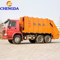 Camion compacteur de déchets Sinotruk 430 ch 6x4, 3 essieux, Euro 1 Diesel, 30 m3, pour la collecte des ordures, poids lourd