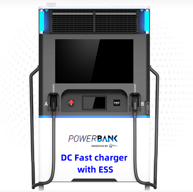 BESS Solar Power System with 193KWh/96KWH Lithium Ion Battery DC Fast EV Charger ESS Battery Energy Storage