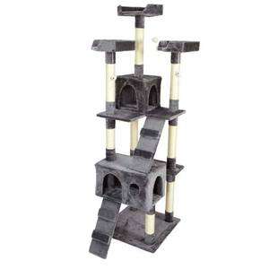 Torre per gatti Multi-livello di <span class=keywords><strong>Amazon</strong></span>, alta 66 pollici, con ampio condominio spazioso e ampi tiragraffi imbottiti - Product Image 1