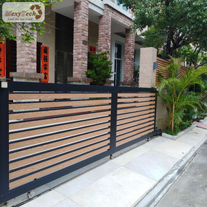 <span class=keywords><strong>Portail</strong></span> coulissant électrique économique Foshan en bois-plastique composite (WPC) avec treillis pour <span class=keywords><strong>garage</strong></span> et panneau <span class=keywords><strong>de</strong></span> clôture composite - Product Image 6