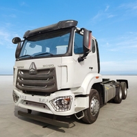 Transport de machines lourdes 351-450HP 21-30 tonnes Moteur WEICHAI Camion tracteur HOWO 6*4