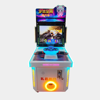 Machine de jeu d'aventure de course de moto en métal pour enfants - Mini simulateur à monnayeur avec langues anglaise et japonaise