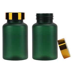 ขวดยาแคปซูลปากขวดขนาด120มล. สีเขียวด้านว่างขวดยาเม็ดอาหารเสริมเม็ดพลาสติกขนาด100มล. 150มล. - Product Image 6