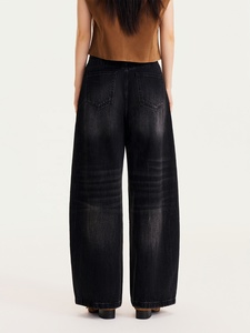 YUANBOFEI <span class=keywords><strong>Jeans</strong></span> de Mujer de Alta Calidad, Pantalones Cargo Bootcut, <span class=keywords><strong>Jeans</strong></span> Holgados de Pierna Ancha, Transpirables, Estilo Urbano, <span class=keywords><strong>Jeans</strong></span> Curvos Tipo Boyfriend - Product Image 6