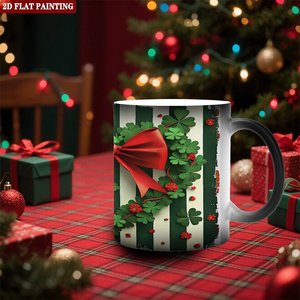 <b>Camping</b> <b>Hiking</b> Drink Mug 11oz Frosted Black Ceramic Heat Sensitive Magic Cup - Product Image 1