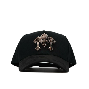 Thể thao mới Mũ da lộn màu đen vành sang trọng EL barbas Mũ Mũ đến gorras cong vương miện Dandy Mũ gorras barbas mũ cho nam giới - Product Image 2