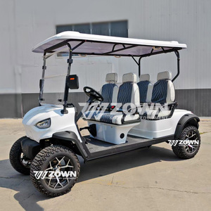 Carrito de Golf Eléctrico Multifuncional de 4 Plazas, Batería de Litio de 72V, con Portavasos y Caja de Almacenamiento, para Amantes del Golf - Product Image 3