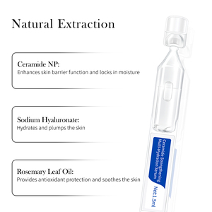 OEM/ODM al por mayor fuerza ceramida fortalecimiento multi-hidratación suero facial con restaurar la humedad para pieles sensibles - Product Image 6