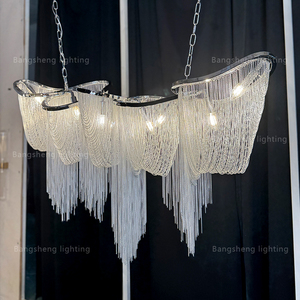 Hiện đại Atlantis thiết kế mới Đèn chùm kim loại với Tua Lớn hấp dẫn treo đèn cho phòng ngủ phòng ăn chiếu sáng nhà - Product Image 2