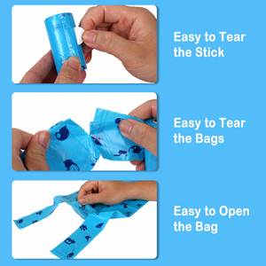 Bolsas Biodegradables para Excremento de Perro, con Forma de Chaleco, Resistentes a Olores, con Asa, Tamaño Grande - Product Image 4
