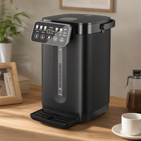 Bouilloire Électrique Thermo Pot Haute Capacité 5L à Commande Tactile 6 Niveaux de Température 1600W pour Cuisine Multi-personnes - Vente en Gros