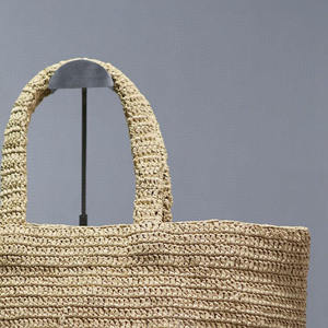 Fashion Hand Woven Travel Vacation Beach Women's Tote Bag High-capacity Designer Handbag for Women Beach Tote Bag Daily Bags - Product Image 2