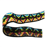 Nouvelle Arrivée Ruban Jacquard à Motifs Floraux de Style Ethnique pour Textiles de Maison, Bagages, Chaussures, Chapeaux, Ceintures, Accessoires Vestimentaires - Direct Usine