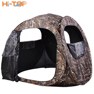 Hitop-خيمة صيد مموهة, المحمولة ، مضادة للماء ، 3 أعمدة ، ضد الماء - Product Image 3