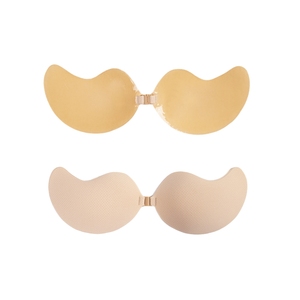 Mei Xiao Ti Nippelabdeckungen Selbstklebender BH Trägerloser Unsichtbarer Push-up Silikon-BH für Rückenfreie Kleider Mit - Product Image 1