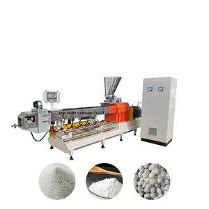 Extrudeuse à double vis pour la production de fécule de manioc modifiée, machine d'extrusion en acier inoxydable avec moteur Siemens, haute efficacité, pré-gélification - Product Image 3