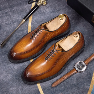 Zapatos Formales de Cuero Premium para Hombre de Alta Calidad con Suela de Goma para Bodas que Proporcionan Excelente Resistencia al Deslizamiento - Product Image 2