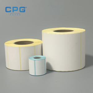 Etiquetas Térmicas Adhesivas Resistentes Personalizadas de Fábrica, 4x4 Pulgadas, 3x5 Pulgadas, 130gsm, para Etiquetar Estantes de Tiendas de Abarrotes - Product Image 1