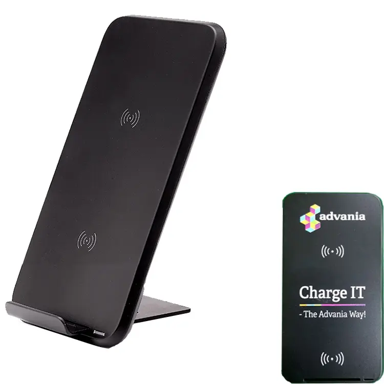 Dropshipping portable Wireless Charger Qi Certified 10W 15W Fast Wireless Charging Stand Compatible for iPhone for Samsung