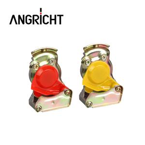 Maniglie Gladhands Per Camion - Set Rosso E Blu, Filettatura 1/2 NPT, Antiperdita - Foto 2