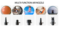 Pompe à air électrique portable pour SUP, 20 psi, pompe à gonfler pour SUP gonflable, rechargeable, pompe électrique pour planche à pagaie