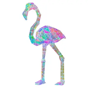Park Dekor Flamingo Tier Themen szene Farbwechsel Led Licht Urlaub Dekorationen Außen beleuchtung