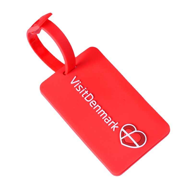 Custom Logo Name PVC Luggage Tag