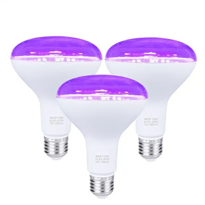 UVA 385-400nm Póster fluorescente Lámpara de luz negra 100W Equivalente a BR30 Bombilla <span class=keywords><strong>LED</strong></span> negra para brillar en la oscuridad - Product Image 2
