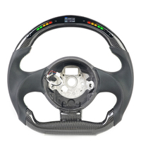 Volant de changement de vitesse intelligent à LED adapté au volant en Fiber de carbone véritable à échappement Lamborghini gallaldo