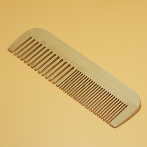 Sikat rambut bambu halus & lebar portabel, sisir gigi untuk penggunaan Hotel dan Salon dengan Logo kustom - Product Image 3