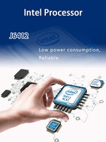 Nouvelle carte mère professionnelle Intel J6412 Nano ITX, max 16 Go DDR4, SO-DIMM unique, 2*LAN, 2*USB3.0, 4*USB2.0, 120x120mm, SATA intégré