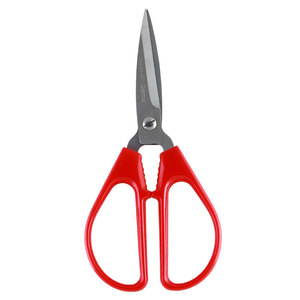 Tijeras Comix B2711 de 172 mm con mango rojo, herramienta de corte de papel de oficina de acero inoxidable - Product Image 3