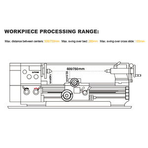 Cjm280 38 Mét khoan băng ghế dự bị nhỏ của nhãn hiệu kim loại Máy tiện với CE - Product Image 2