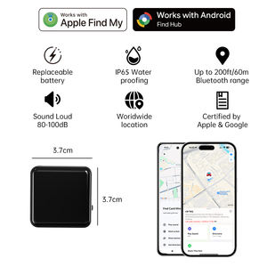 Localizzatore GPS Ricaricabile Compatibile con Find My per iOS e Android, Antifurto per Chiavi e Portafogli con Luce LED, Impermeabile IP65 - Product Image 6