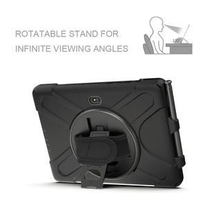 Support de poche rotatif à 360 degrés étui pour tablette en silicone à trois épreuves pour <span class=keywords><strong>Samsung</strong></span> T540 <span class=keywords><strong>Tab</strong></span> Active <span class=keywords><strong>4</strong></span> étui - Product Image 4