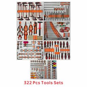 Coffret à outils en acier à 7 tiroirs, 322 pièces, robuste, pour réparation automobile, atelier, personnalisable, OEM, Caja De Herramientas - Product Image 4