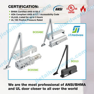 Cierrapuertas Hidráulico Oculto de Cierre Automático Ajustable con Certificación UL Contra Incendios, Norma EN 2-4 ANSI/BHMA A156.4 Grado 1 - Product Image 5
