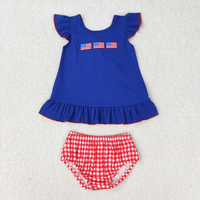Ropa Infantil para el Día de la Independencia, 4 de Julio, Estampado de Bandera Americana, Conjuntos Casuales de Verano para Bebés, Niñas y Niños