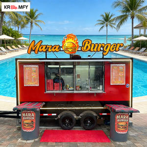 Cocina Móvil Totalmente Equipada, Camiones de Fibra de Vidrio, Carrito de Comida, Remolque para Papas Fritas, Palomitas, Pizza y Otros Snacks para Pequeños Negocios - Product Image 6